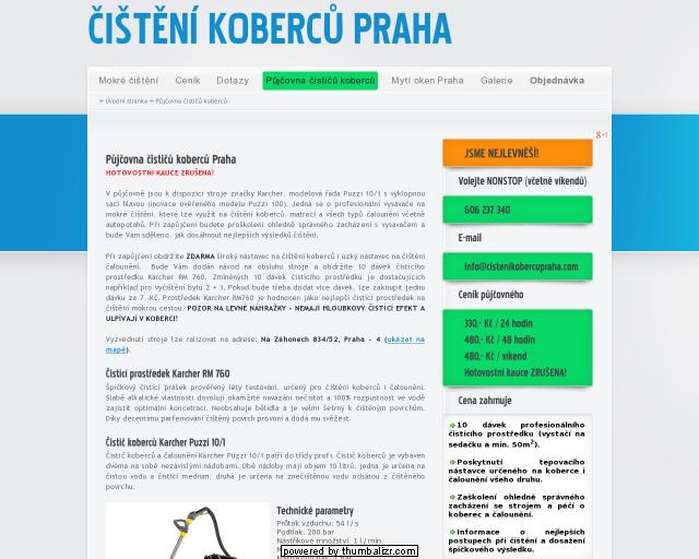 Půjčovna čištění koberců Praha